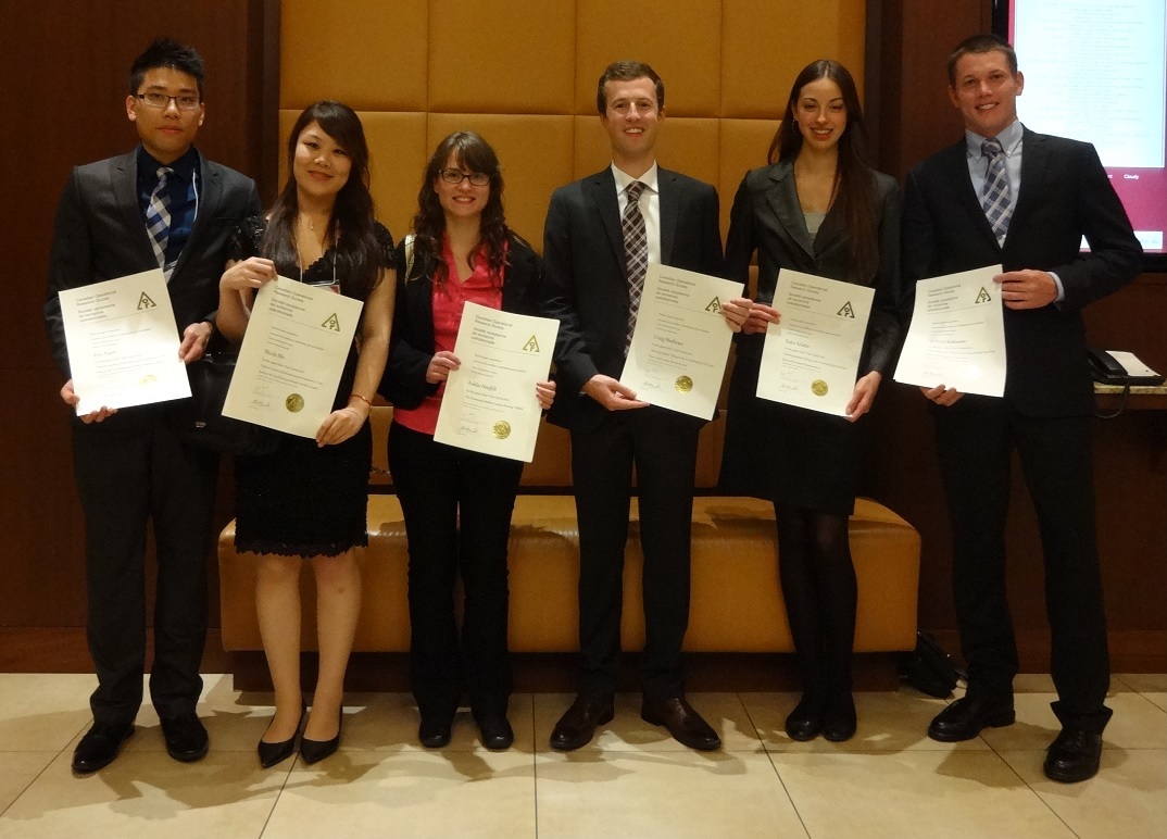 Math 402W students following the prize ceremony in Ottawa